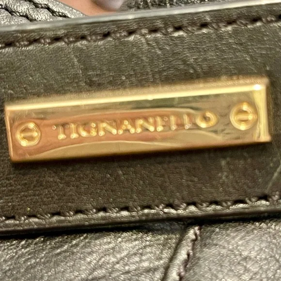 Tignanello Black Genuine Italian Leather Purse - Picture 5 of 9